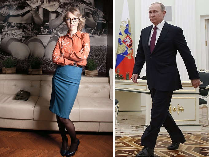 Γνωστή ξανθιά τηλεπαρουσιάστρια κατεβαίνει υποψήφια απέναντι στον Πούτιν