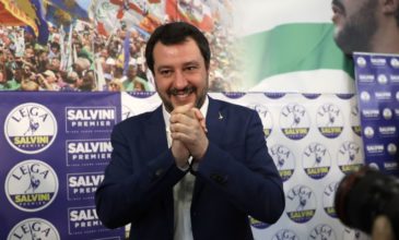 Ο Σαλβίνι εξηγεί γιατί η Ιταλία δεν θα δεχθεί άλλους μετανάστες