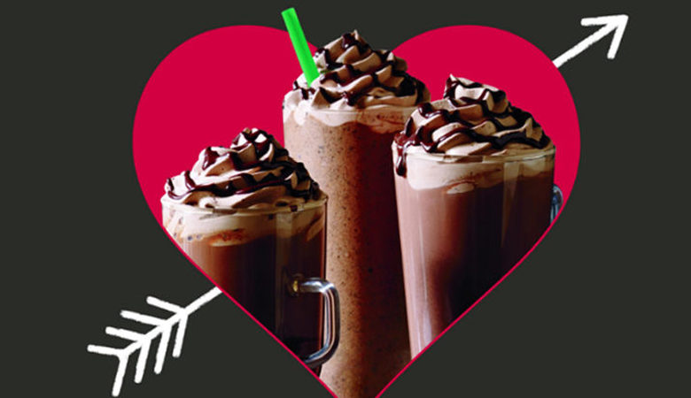 Την ημέρα του Αγίου Βαλεντίνου απογειώστε την ρομαντική σας διάθεση στα Starbucks