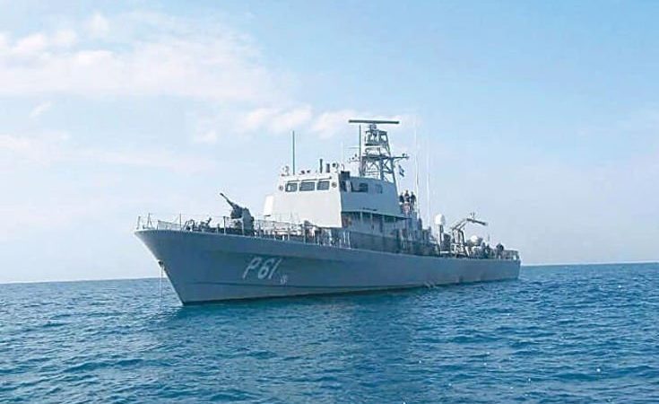 Παραδόθηκε πλοίο με πυραύλους για την προστασία της ΑΟΖ