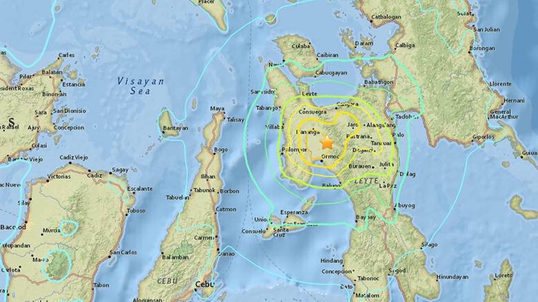 Ισχυρός σεισμός 6,9 Ρίχτερ χτύπησαν τις Φιλιππίνες