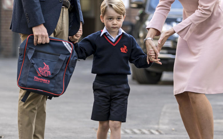 Πρώτη μέρα στο σχολείο για τον Πρίγκιπα Τζορτζ