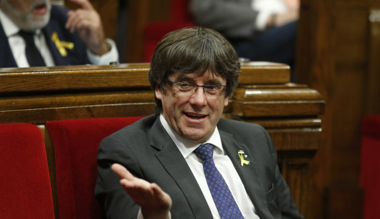Σε «δημοκρατική αντίσταση» καλεί τους Καταλανούς ο Πουτζεμόν