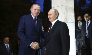 Συνάντηση Πούτιν- Ερντογάν για τις εξελίξεις σε Συρία και Ιερουσαλήμ