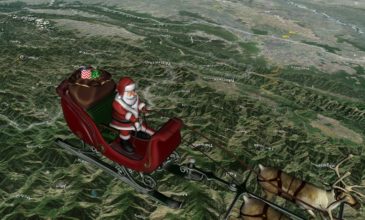 Ο Άγιος Βασίλης ξεκίνησε και φέτος το ταξίδι του – Πού βρίσκεται κάθε στιγμή