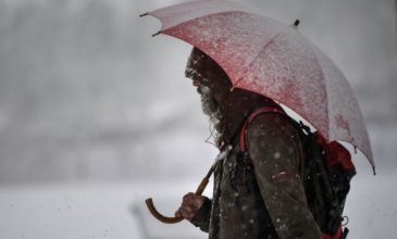 Καιρός: Βροχές, χιονοπτώσεις και ισχυροί άνεμοι στο μεγαλύτερο μέρος της χώρας