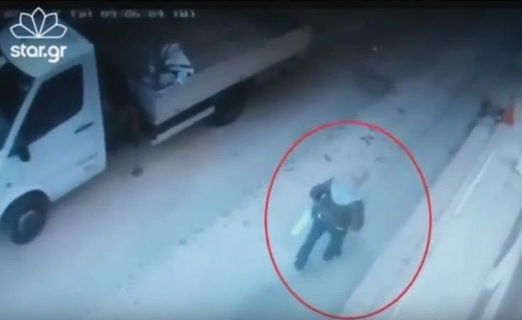 Κάμερα ασφαλείας κατέγραψε τη σύλληψη του δολοφόνου της Δώρας Ζεμπέρη