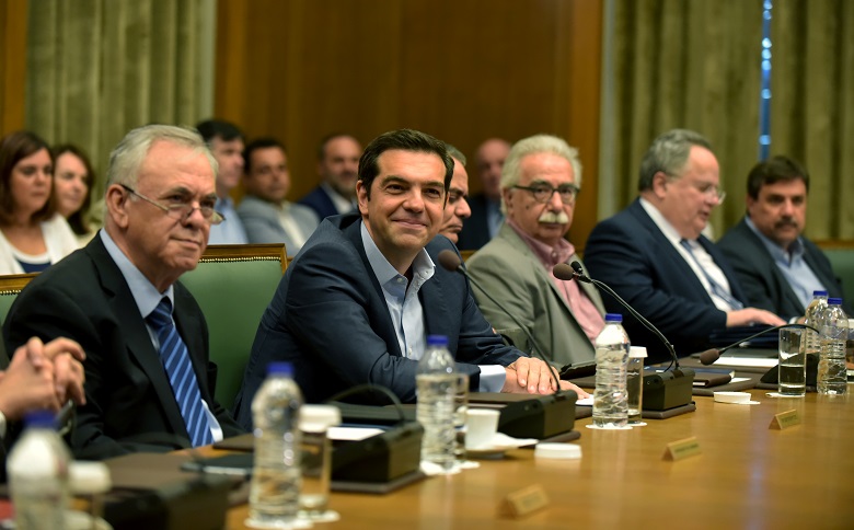 Συνεδρίαση του υπουργικού υπό τον Αλέξη Τσίπρα, στη Βουλή