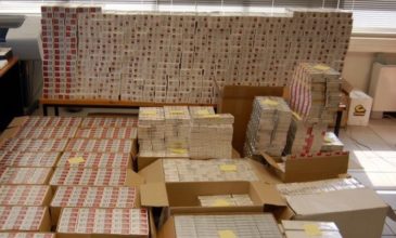 Εντόπισαν 4.000 λαθραία πακέτα τσιγάρα σε διαμέρισμα στη Θεσσαλονίκη