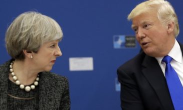 Brexit και Huawei στη συνάντηση του Τραμπ με την Μέι